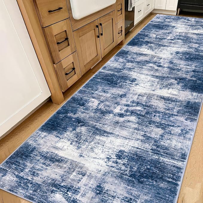 IOHOUZE Abstract Runner Rug 3x14 Ft Washable Runners - Image 8