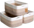 NaturalCozy 13.5”x8.5”x5.5” Storage Baskets by NaturalCozy