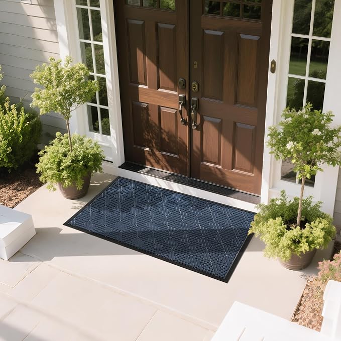 Yimobra Large Door Mat 47x32, All-Weather Waterproof Non-Slip Welcome Matt - Image 9