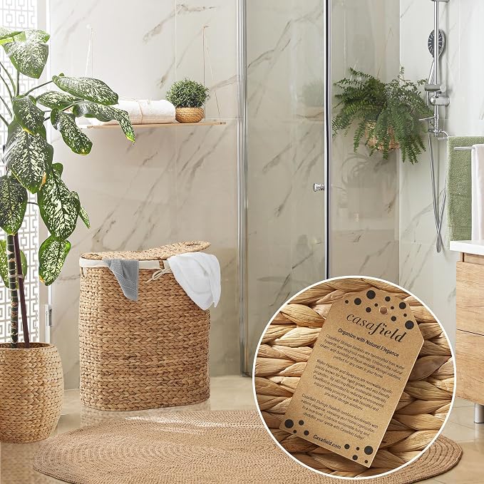 Casafield Oval Laundry Hamper - Image 2