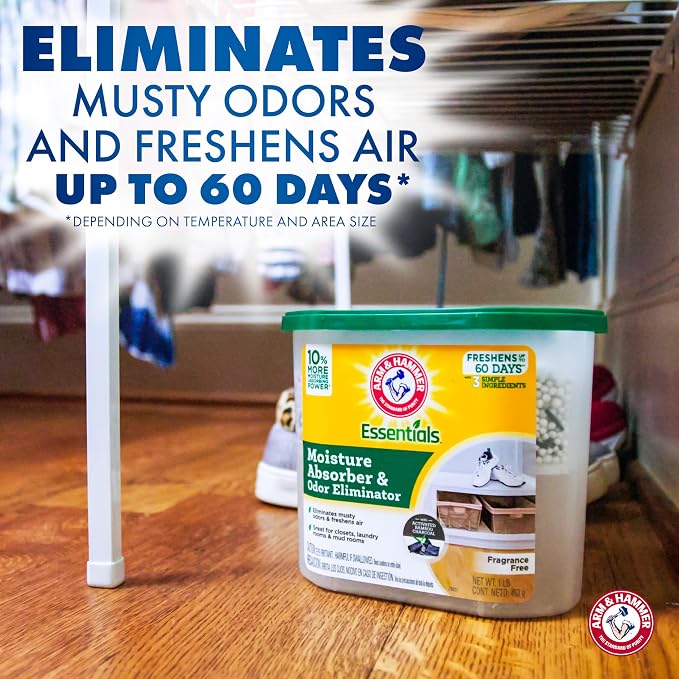Arm & Hammer Essentials Disposable Moisture Absorber and Odor Eliminator Tub - Image 2