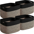 Small Storage Baskets for Organizing Shelves, Cotton Rope Basket for Storage by Unknown