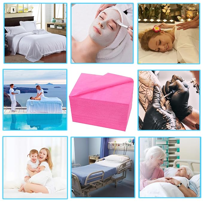 Disposable Bed Sheets 200 Pcs 31" x 71" Massage Table Sheets Non Woven Fabric - Image 6