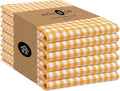 Native Fab 6 Pack Gingham Mini Check Kitchen Hand Towels Set by NativeFab
