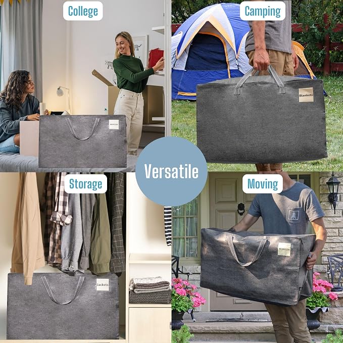VENO 10 Pack Moving and Storage Bags, Heavy Duty, Alternative to Moving Boxes - Image 7