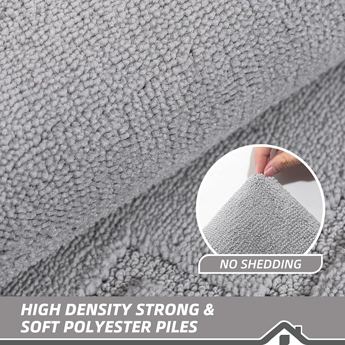 BEQHAUSE Door Mat 20" x 32", Non-Slip Door Mats Indoor Entryway Rugs Washable - Image 6