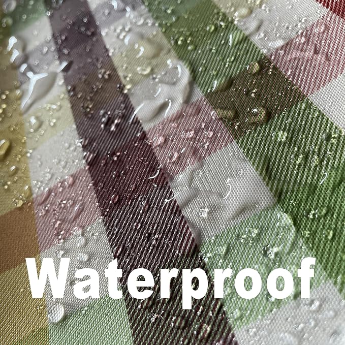 Waterproof Plaid Tablecloth Fabric - Image 4