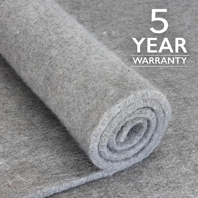 RUGPADUSA - Eco-Plush - 6'x9' - 1/4" Thick - 100% Felt - Premium Cushioned Rug - Image 5