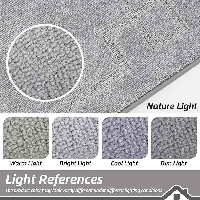 BEQHAUSE Door Mat 24" x 36", Non-Slip Door Mats Indoor Entryway Rugs Washable - Image 3
