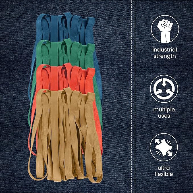 kitchentoolz 48 Pack Mover Bands – Extra Large Rubber Bands - Image 6