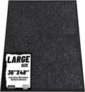 Front Door Mat Indoor Outdoor Entrance, TPR Backing Non-Slip Doormats, Low by Unknown