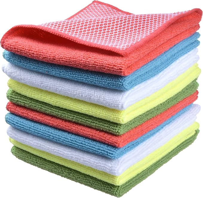 SINLAND Microfiber Dish Cloth for Washing Dishes Dish Rags Best Kitchen by SINLAND