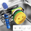Cisily Smiley Sponge Holder for Kitchen Sink Caddy, Stainless Steel Movable by CISILYHOMELIFE