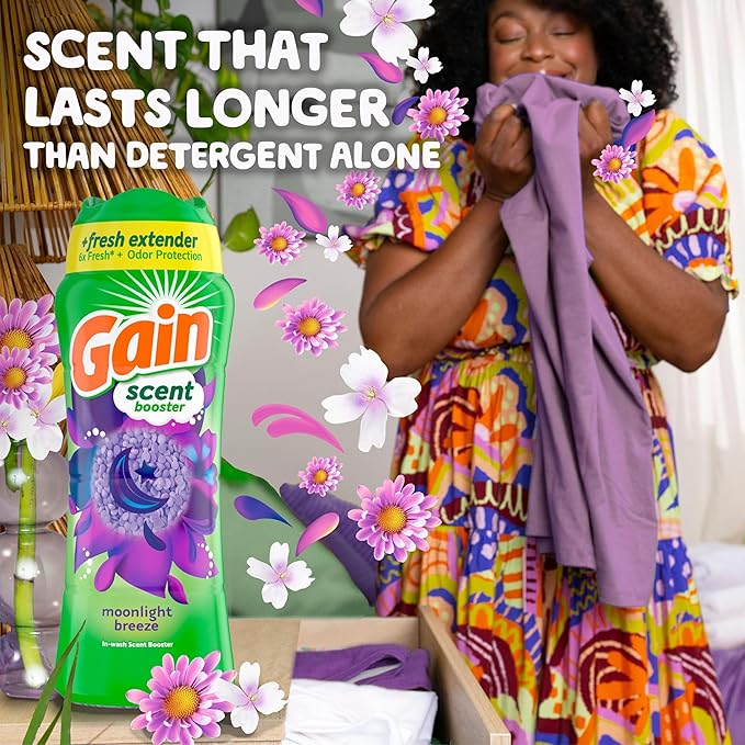 Gain Fireworks In-Wash Scent Booster Beads, Moonlight Breeze, 18.2 oz - Image 4