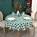 Waterproof Plaid Tablecloth Fabric by Essifunia