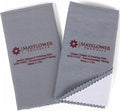 Pro Size Polishing Cloth Set of 2 Large Cleaning Cloths Pure Cotton Made in USA by MayflowerProducts