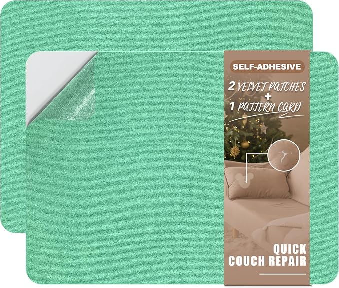 Azobur Fabric Couch Repair Patch 8.3 x 11 inches, Self-Adhesive Fabric Repair by Azobur