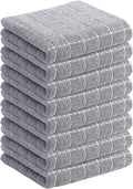 Homaxy 100% Cotton Terry Kitchen Towels, Checkered Designed, Soft and Super by Homaxy