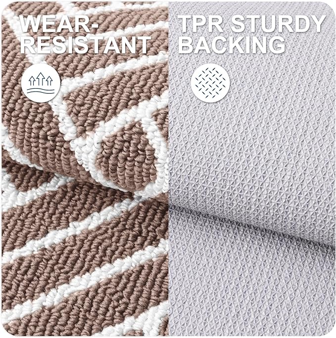 OLANLY Runner Indoor Door Mat, 59x23 Inch, Dirt Resistant and Absorbent - Image 3