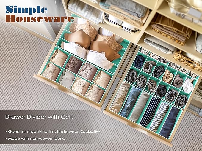 Simple Houseware 4-Pack Drawer Organizer Set - Image 6