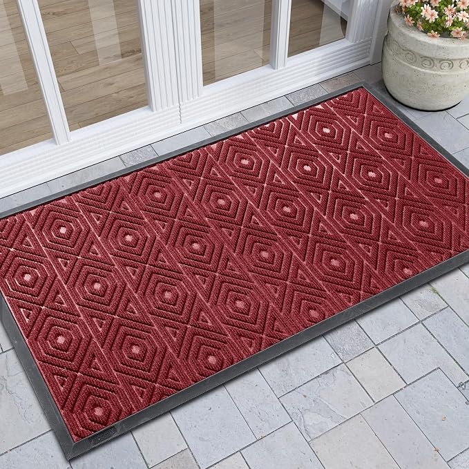 Yimobra Door Mat, Outdoor Indoor Entrance Welcome Mat, Heavy Entry Front Door by Yimobra