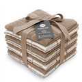 100% Cotton Terry Dish Cloth & Dish Towel, 6 Pack, Super Soft and Absorbent by Ecotribe