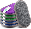 Multipurpose Sponges Kitchen, 6 Pack Reusable Non-Scratch Scrub Sponge by GREENPOMELO