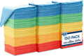 S&T INC. 150 Pack Microfiber Cleaning Cloth, Bulk Towels by STINC