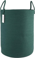 Cotton Rope Laundry Basket Hamper by XUANGUO