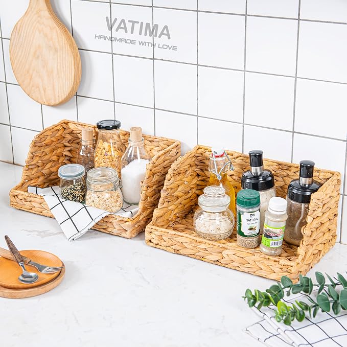 VATIMA Water Hyacinth Storage Baskets - Image 2