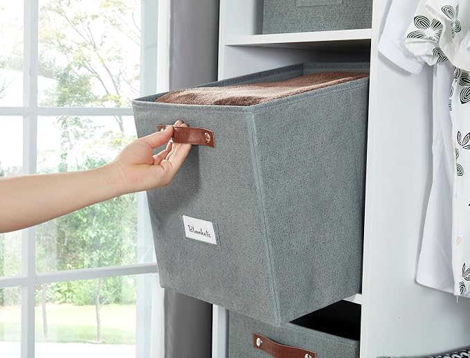 DECOMOMO Storage Cubes, Fabric Organizer Bins - Image 6