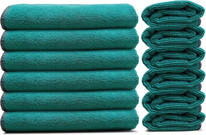 EvaClean Premium Microfiber Cleaning Cloth 16"x16" - Image 2
