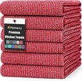 Homaxy Premium Kitchen Towels, Large Cotton Kitchen Hand Towels, Flat and Terry by Homaxy
