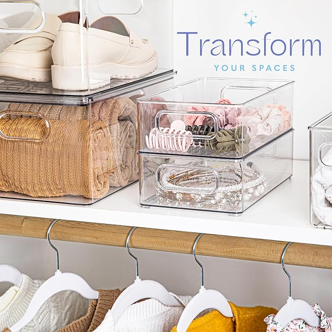 Plastic Food Storage Clear Container Bin - Image 6