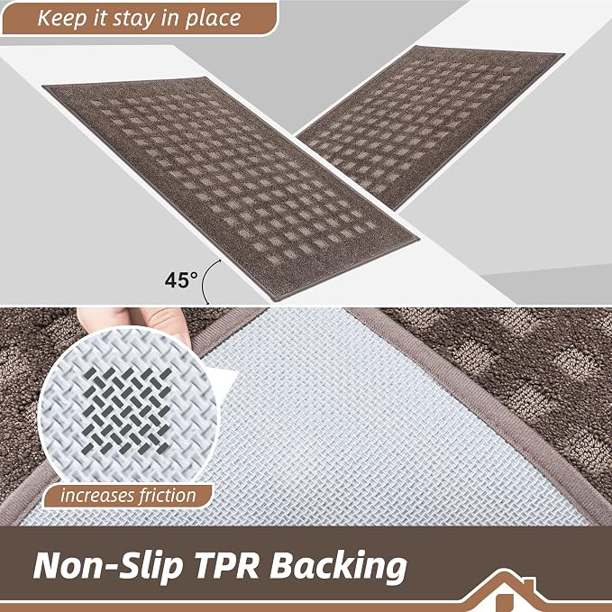 BEQHAUSE Waffle Door Mats Indoor 20"x32", Dog Mat - Image 5