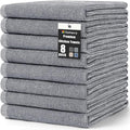 Homaxy Premium Kitchen Towels, Large Cotton Kitchen Hand Towels, Flat and Terry by Homaxy
