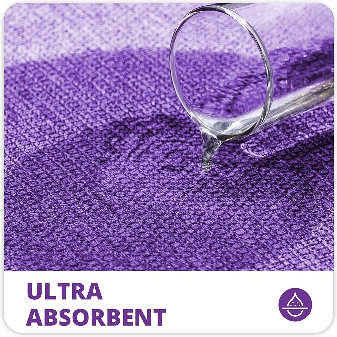 Bath Mat, Ultra Thin Bathroom Rugs, Rubber Bath Mats - Image 4