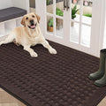BEQHAUSE Waffle Door Mats Indoor 36"x60", Dog Mat by BEQHAUSE