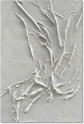 NANKAI Hand-Painted White Texture Abstract Art Painting Minimalist Art Home by NANKAIOilPaintingArt