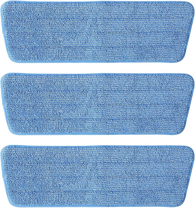 3 Pack Microfiber Mop Pads, Mop Replacement Pads Refills Floor Spray Mop Pads by Unknown