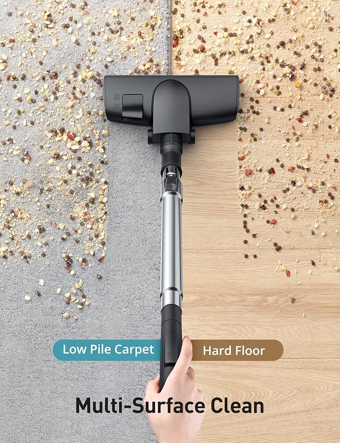 Aspiron Canister Vacuum, Upgraded 1600W Bagless Canister Vacuum Cleaner - Image 3