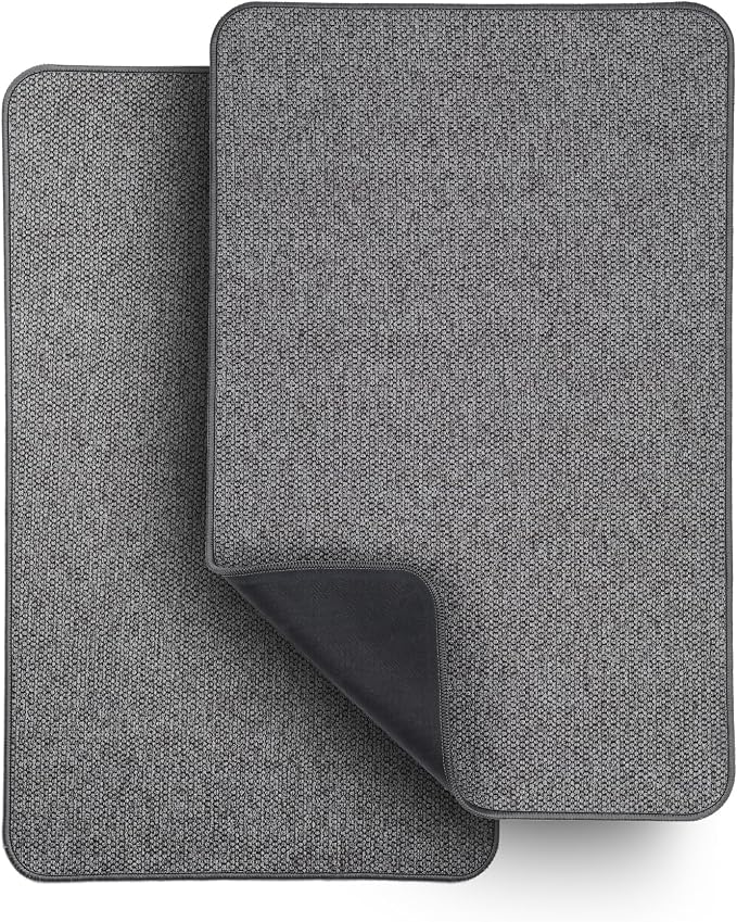 Bath Mat, Ultra Thin Bathroom Rugs, Rubber Bath Mats by BosapDirect