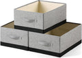 Linen Folding Storage Bins, 3 Pack Large Storage Baskets, Clothing Storage Bins by Unknown