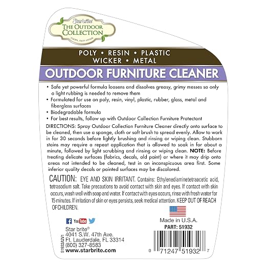 STAR BRITE Outdoor Collection Furniture Cleaner Spray - Image 2