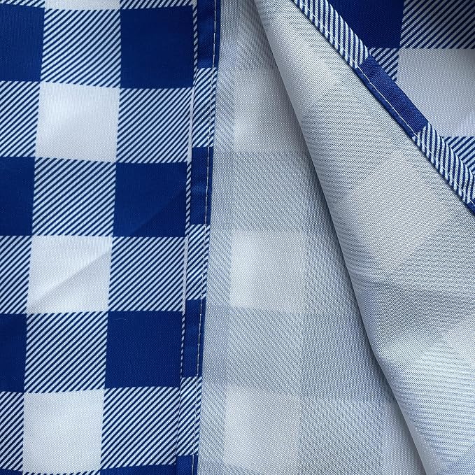 Classic Gingham Plaid Tablecloth Fabric - Image 9