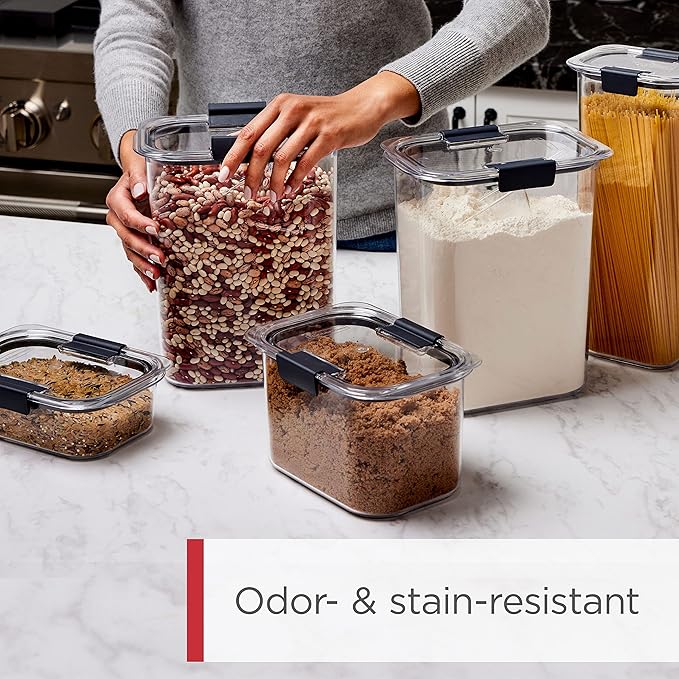 Rubbermaid Brilliance Airtight Cereal Food Storage Container, Shatterproof - Image 4