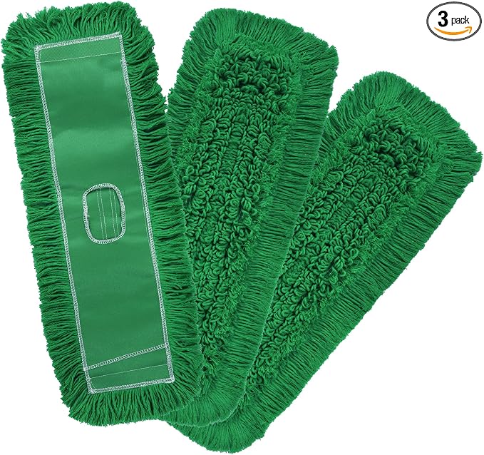 Matthew Cleaning 24'' Industrial Strength Cotton Dust Mop Refill Washable by MATTHEWCLEANINGPRODUCTS
