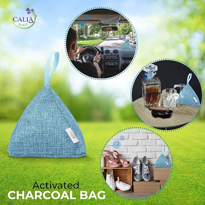 4 Pack Bamboo Charcoal Air Purifier Bags 200 Grams Each - Image 6