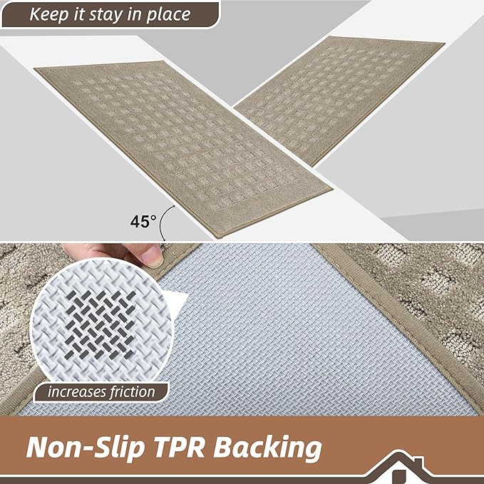 BEQHAUSE Waffle Door Mats Indoor 36"x60", Dog Mat - Image 5
