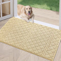 REFETONE Indoor Doormat, Front Back Door Mat 24"x36" Absorbent Rubber Backing by Refetone